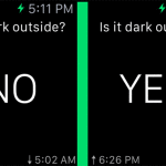 4. Is it dark outside