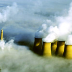 Power station in fog, – clapway