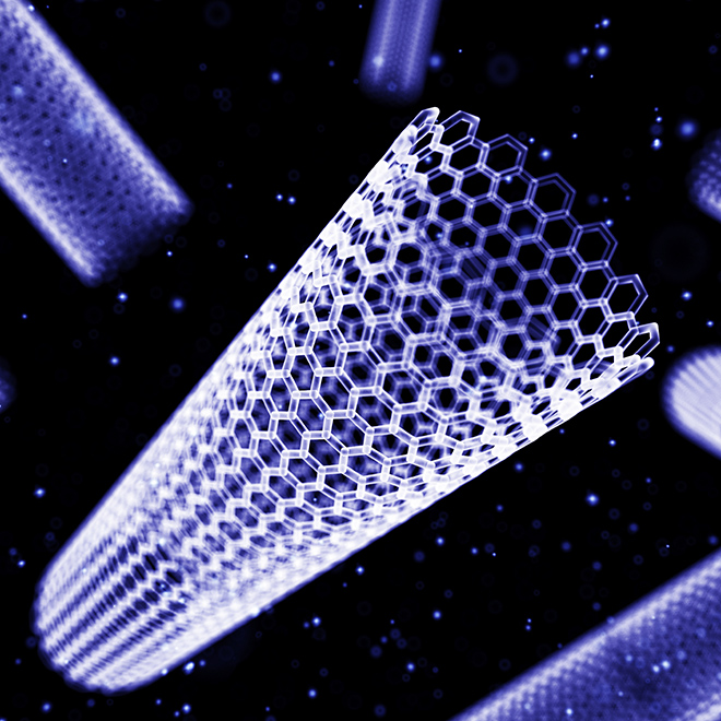 scientific illustration of a nano tube - clapway