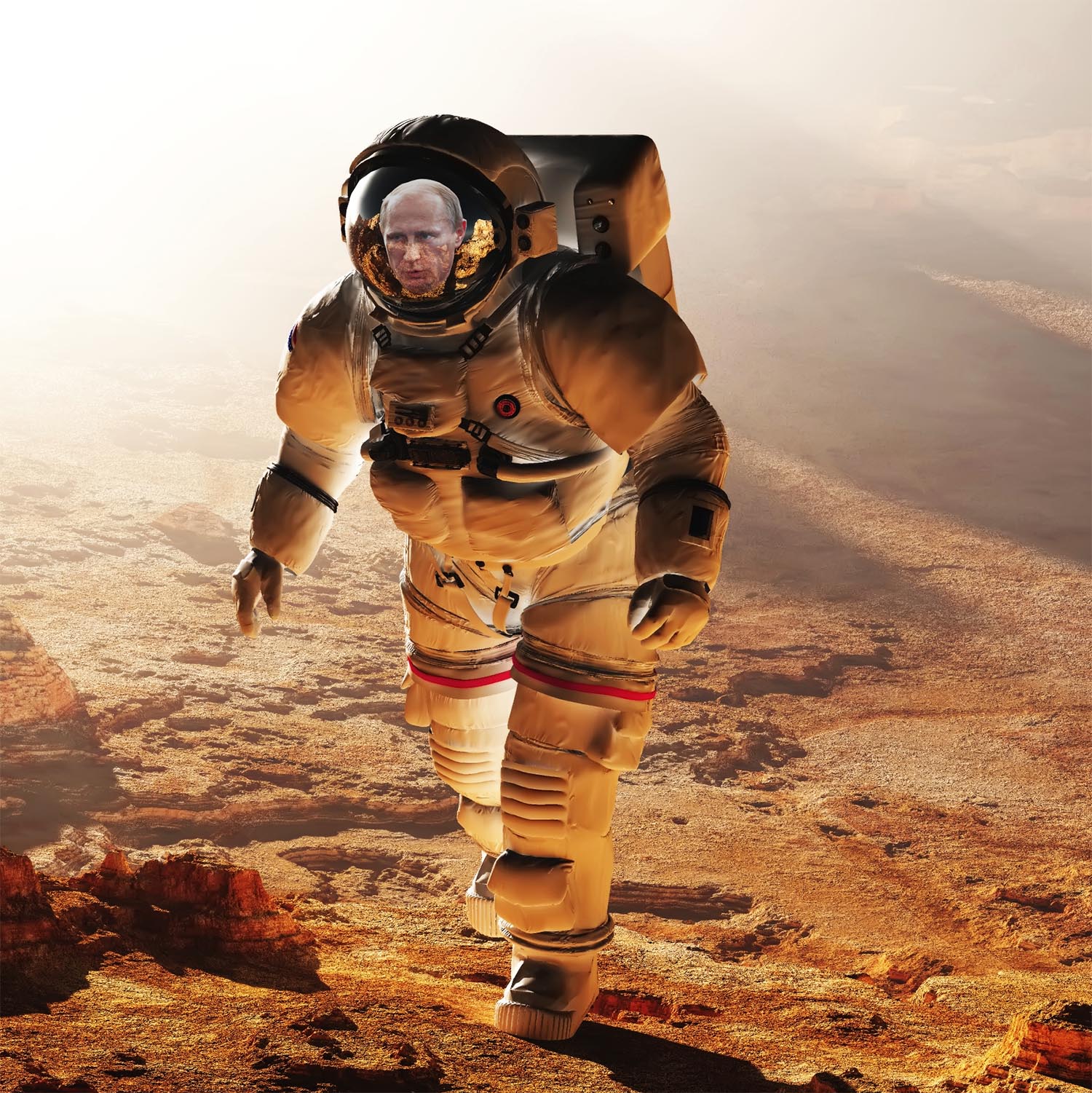 The astronaut Putin fights ISIS