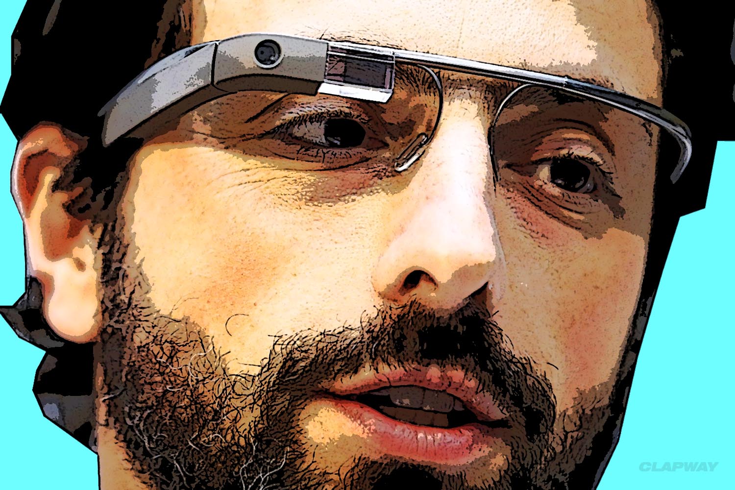 Google Glass Sergey Brin Clapway