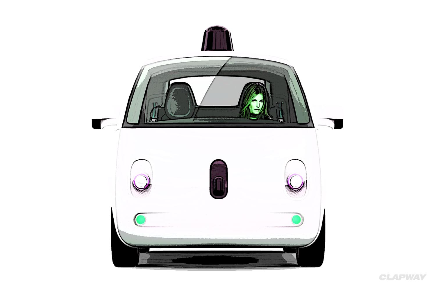 Self Driving Google Car Clapway