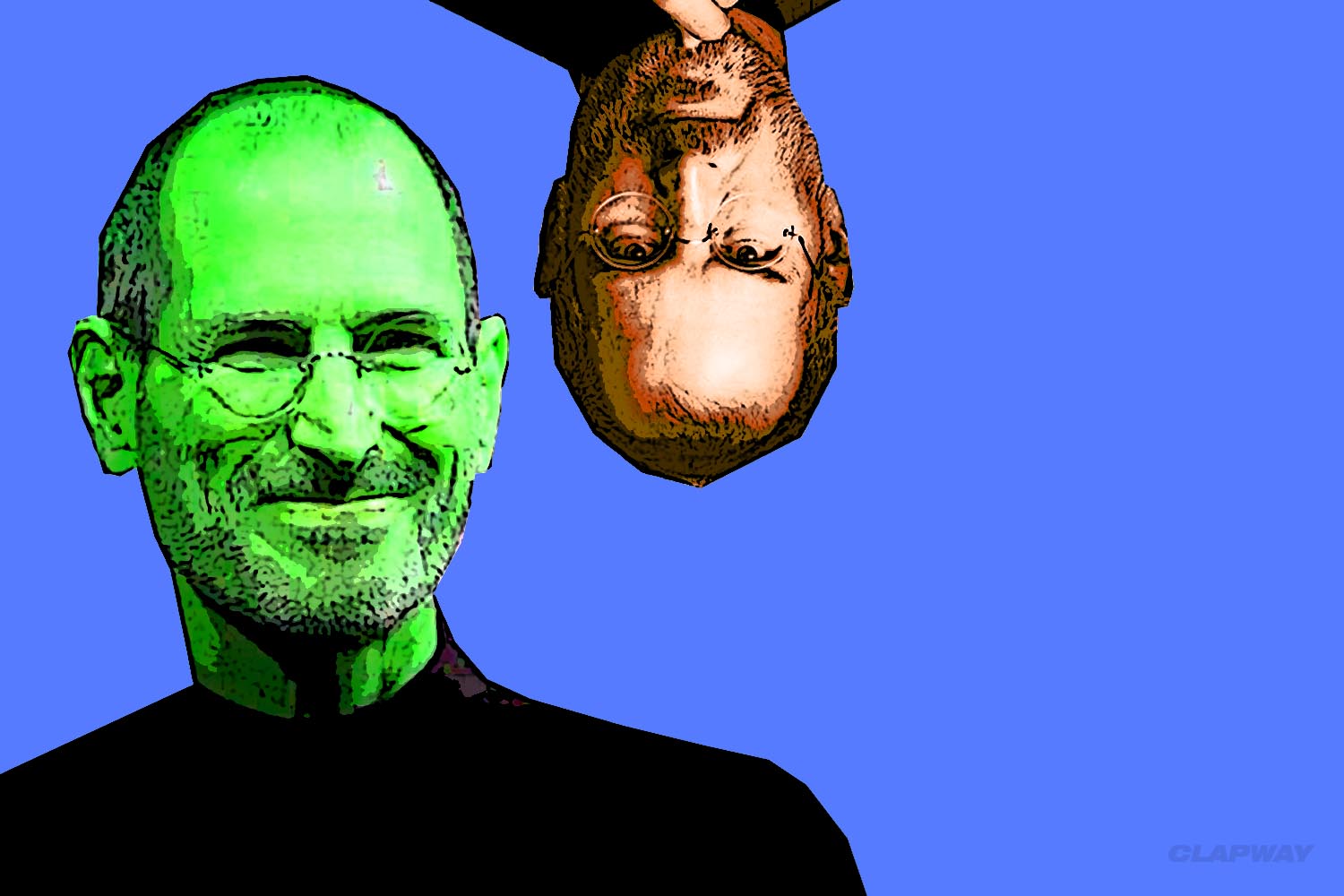 Steve Jobs Bill Gates Clapway