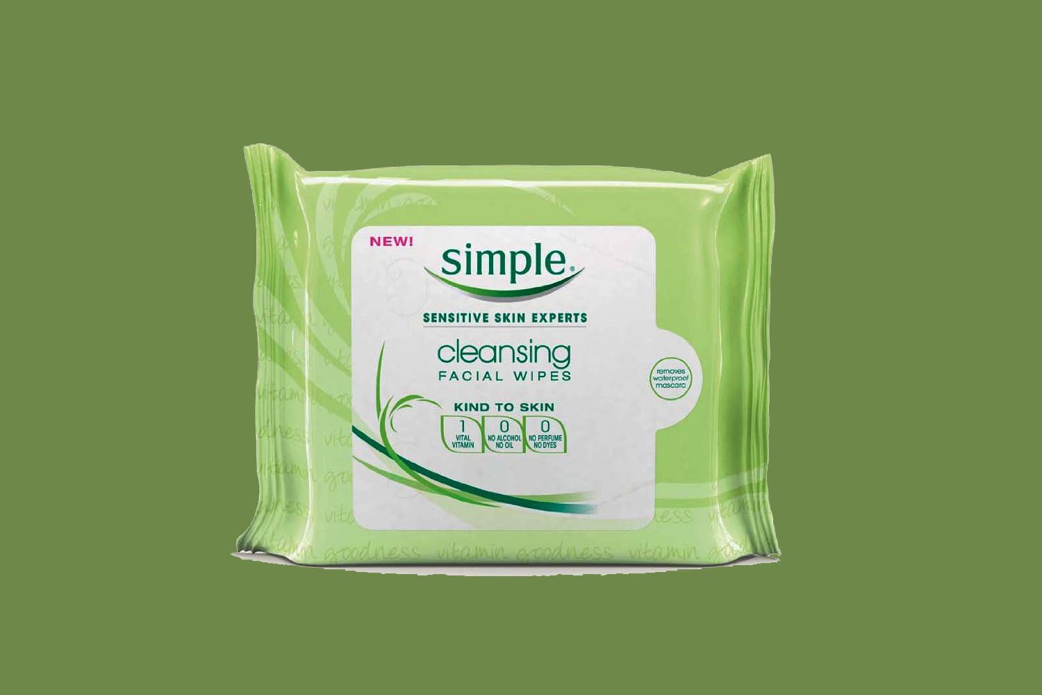 SIMPLE FACIAL CLEANSING WIPES