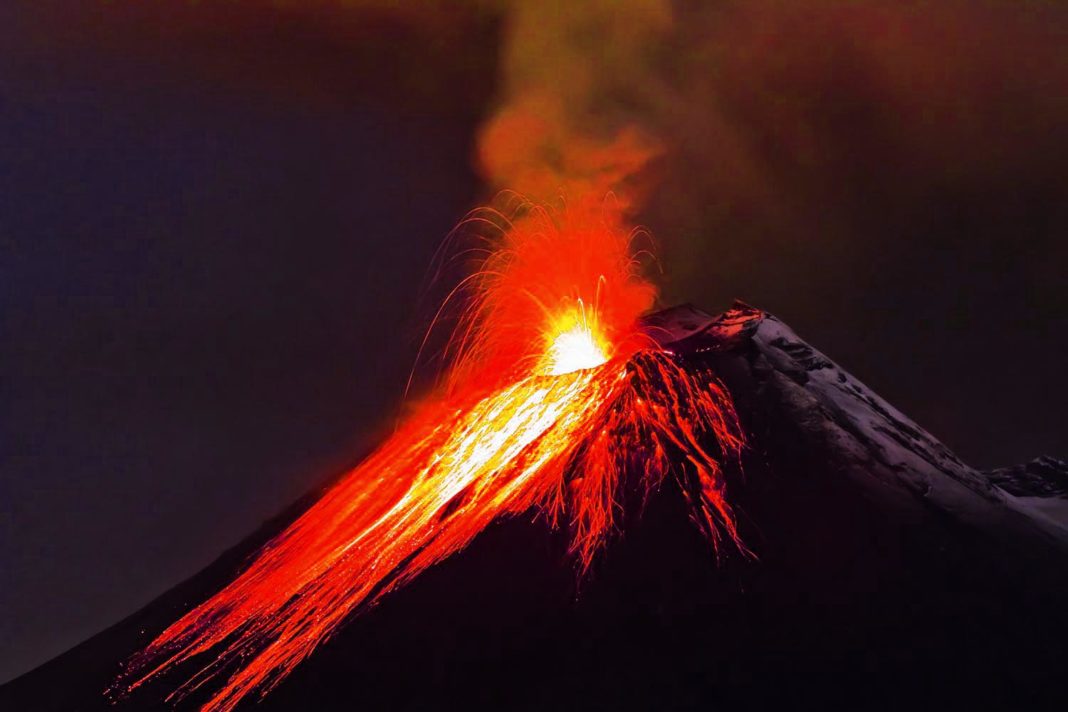 NASA Detected UFO During Volcanic Eruption