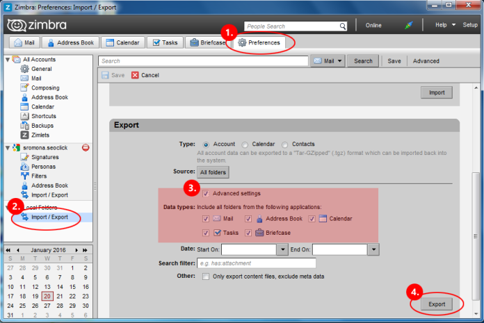 zimbra outlook connector voltage encryption