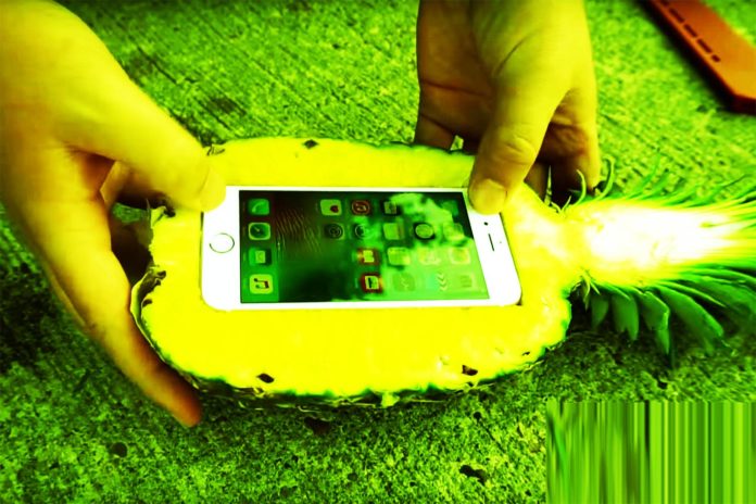 YouTube Shows How to Make iPhone Pineapple Salad