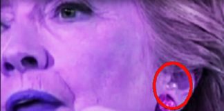 Hillary Clinton Cheating Election with Earpiece Receiver Clapway