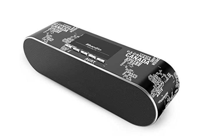 Bluedio AS-BT (Air) Sleek Stereo Wireless Bluetooth V4.1 Speakers(Black)